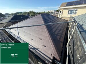 横浜市I様邸　屋根カバー工事