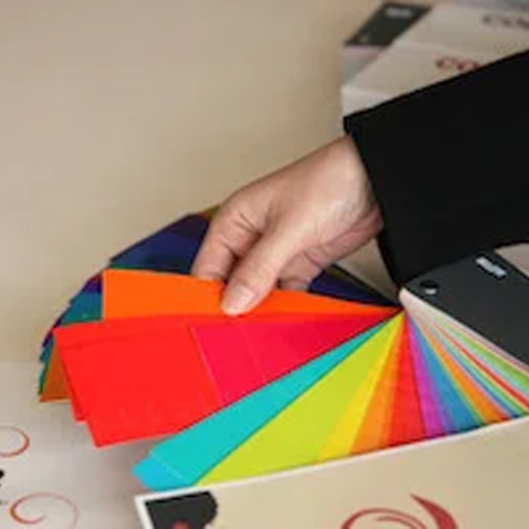 最終色打ち合わせ